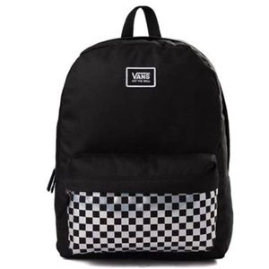 NWT VANS REALM CLASSIC BACKPACK CHECKERED